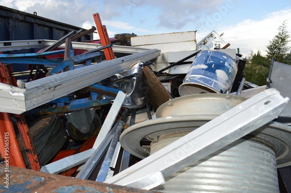 Obraz Benne à ferraille