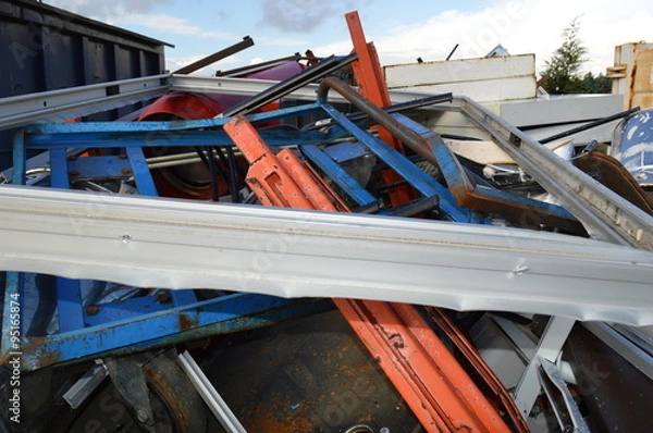 Obraz Benne à ferraille