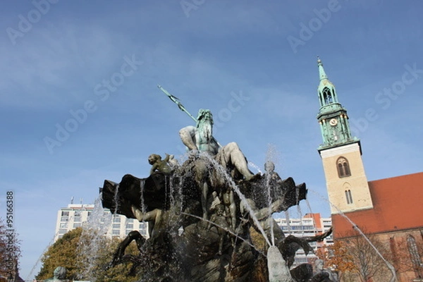 Obraz Neptunbrunnen