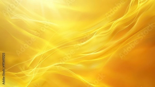 Fototapeta radiant golden glow warm yellow light suffuses abstract background soft gradients create sense of depth and energy evoking optimism and vitality
