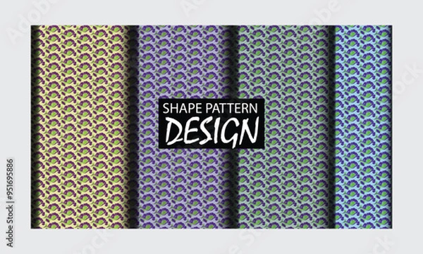 Obraz Pattern design pattern with distressed texture and effect