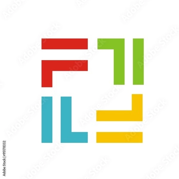 Obraz F initial corporate