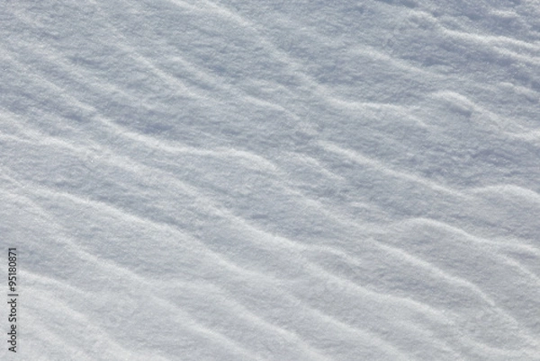 Fototapeta Wavy snow texture
