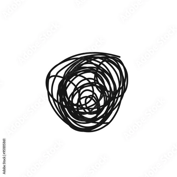 Fototapeta abstract tangled thread