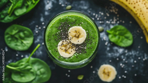 Fototapeta A visually appealing image showcasing a variety of brain-nourishing foods, emphasizing their vibrant colors, textures, and natural appeal.