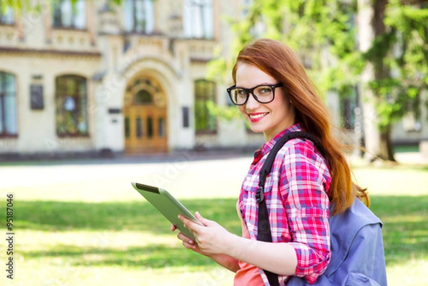 Obraz Concept for young student girl