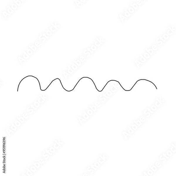 Obraz abstract wave line