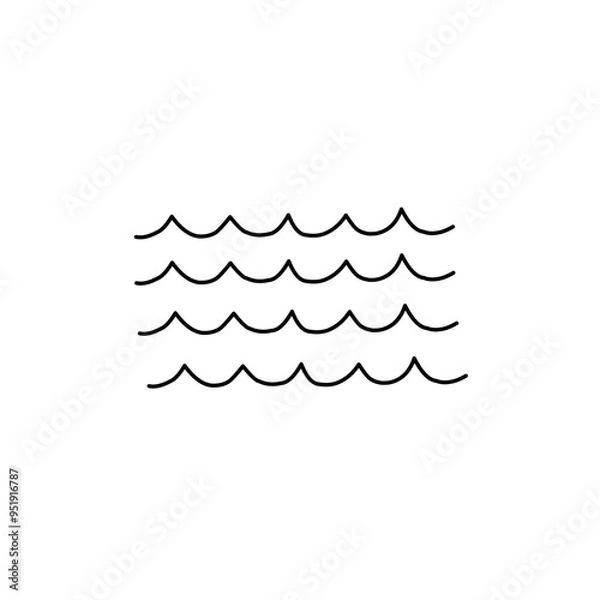Obraz abstract wave line