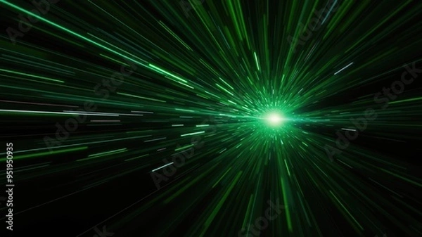 Obraz Green background, Warp speed effects, light speed effects, speed images on Green color, clean Green, Green wallpaper,	
