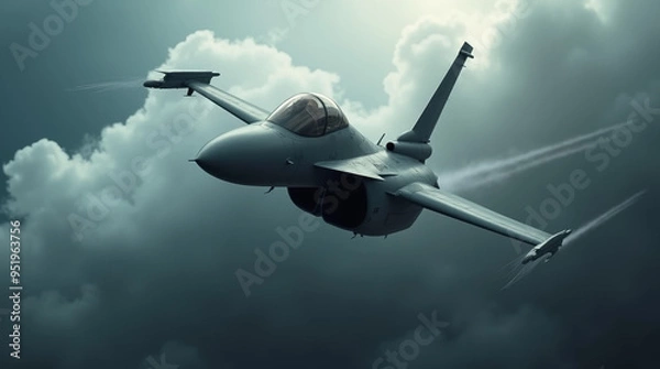 Fototapeta Fortschritt der Luftfahrttechnologie