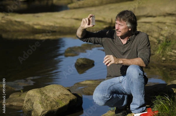 Obraz Testing the water