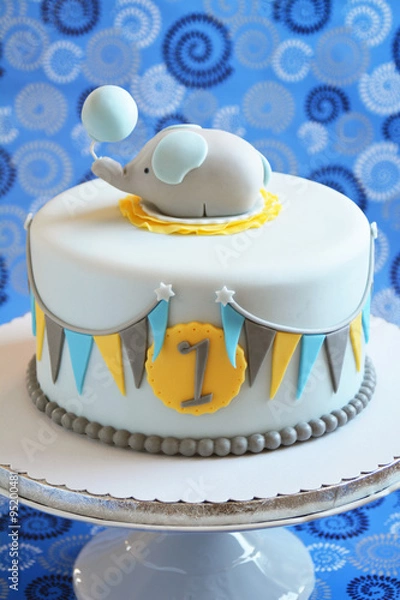 Obraz Birthday cake for child