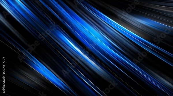 Fototapeta Blue Abstract Stripes.