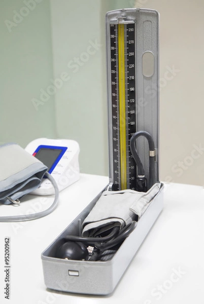 Fototapeta Blood Pressure and automatic Blood Pressure
