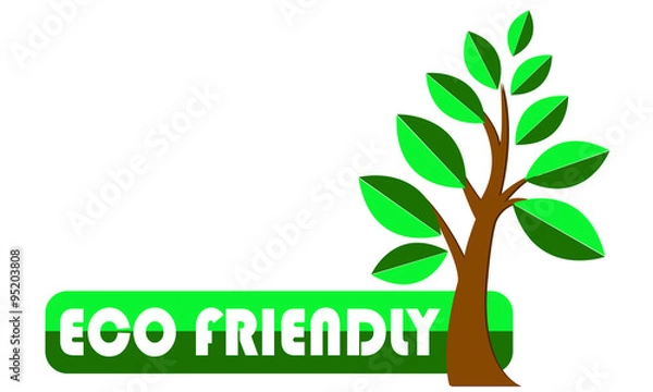 Fototapeta Eco friendly tree