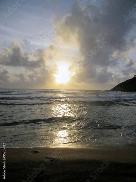 Obraz Tramonto sulla spiaggia