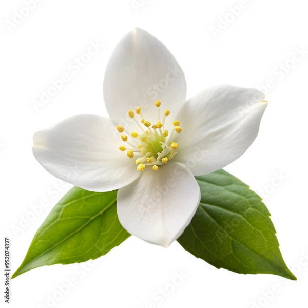 Fototapeta Jasmine flower isolated on transparent background