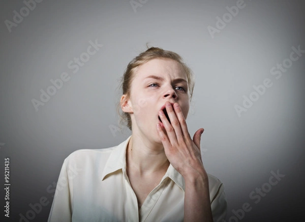 Obraz Boredom and yawn