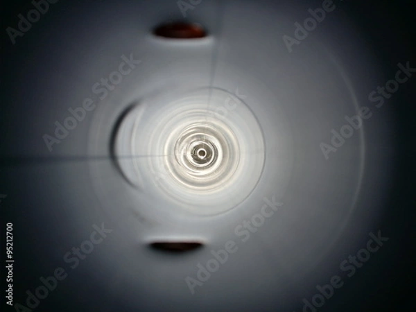 Obraz Aluminium tube from inside