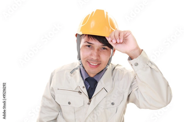 Obraz 笑顔の労働者