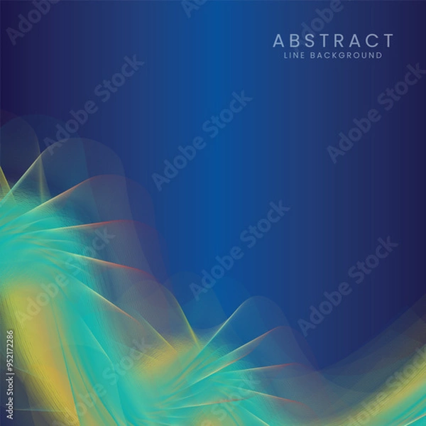 Obraz Modern colorful liquid wave background