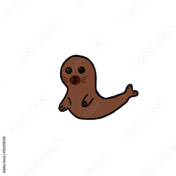 Obraz Seal cartoon cute