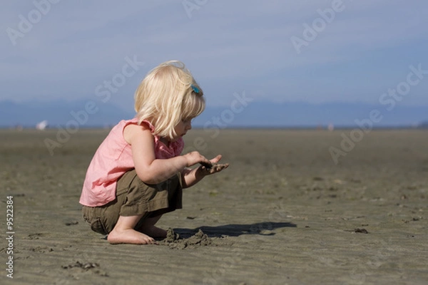 Fototapeta Little Beachcomber