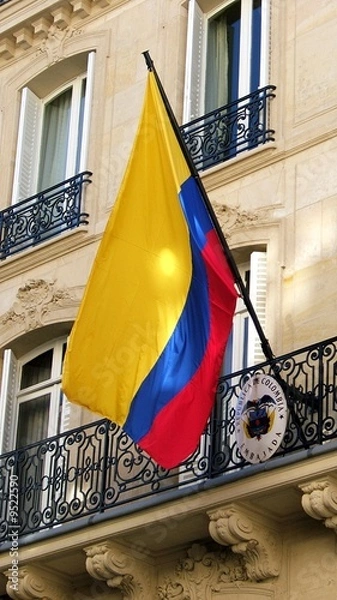 Fototapeta Drapeau colombien
