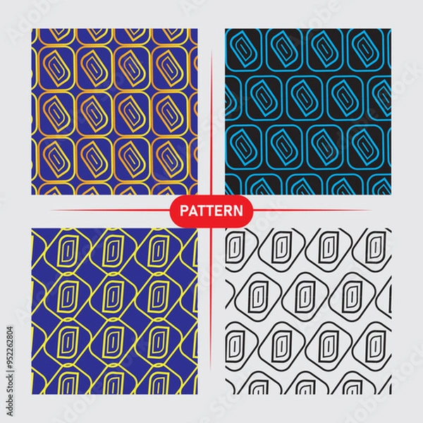 Obraz vector abstract organic pattern design background