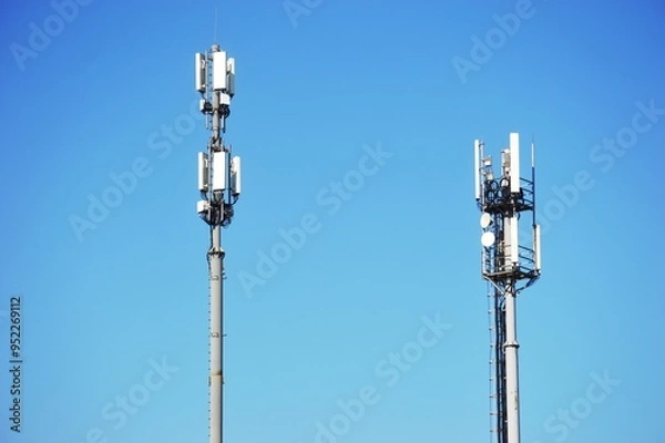 Fototapeta cell phone tower