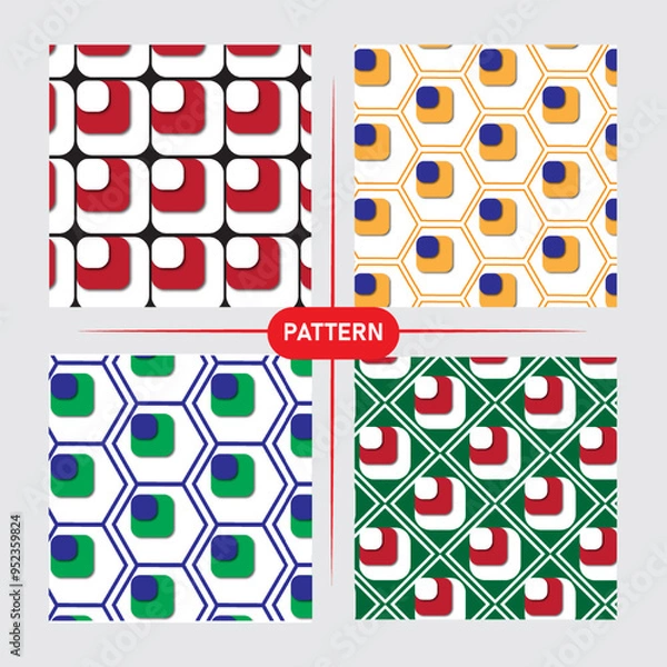 Obraz vector abstract organic pattern design background