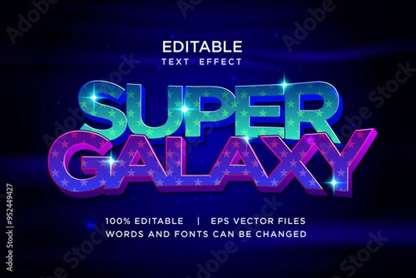 Fototapeta modern game text effect