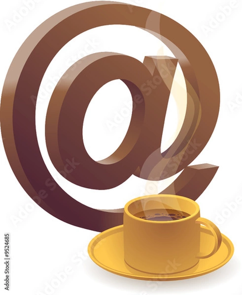 Fototapeta cyber café