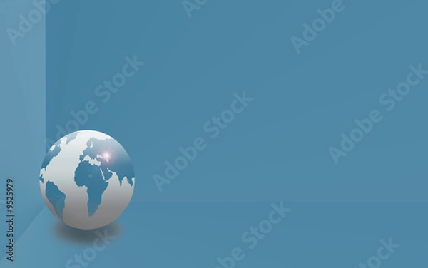 Obraz terre en trois dimensions