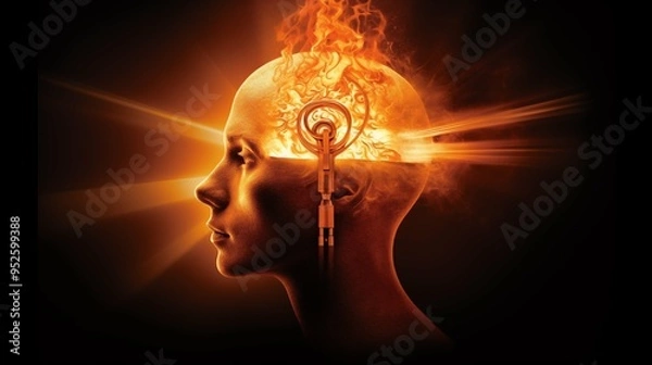 Obraz Unlocking Potential: The Key to the Mind