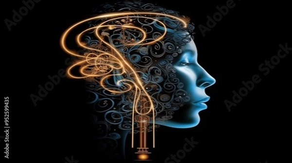 Obraz Unlocking Potential: The Key to the Mind