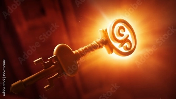 Obraz Unlocking Potential: The Key to the Mind