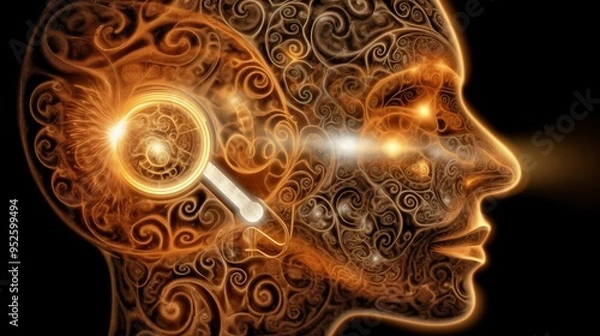 Obraz Unlocking Potential: The Key to the Mind