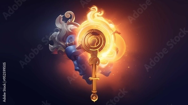 Obraz Unlocking Potential: The Key to the Mind