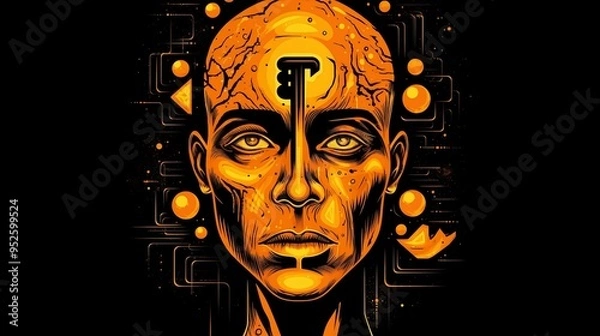 Obraz Unlocking Potential: The Key to the Mind