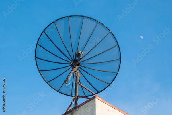 Fototapeta Satellite dish antenna