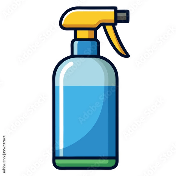 Obraz Clean Spray Bottle Vector Illustration