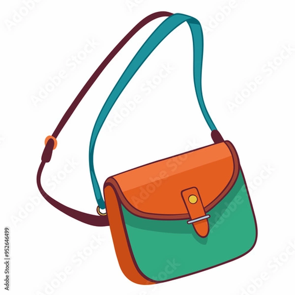 Obraz Crossbody Bag Vector Illustration