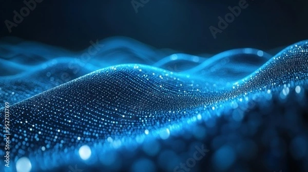 Obraz Abstract Blue Waves