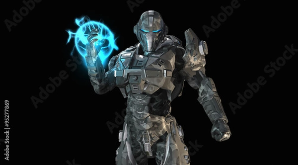 Obraz Advanced future soldier