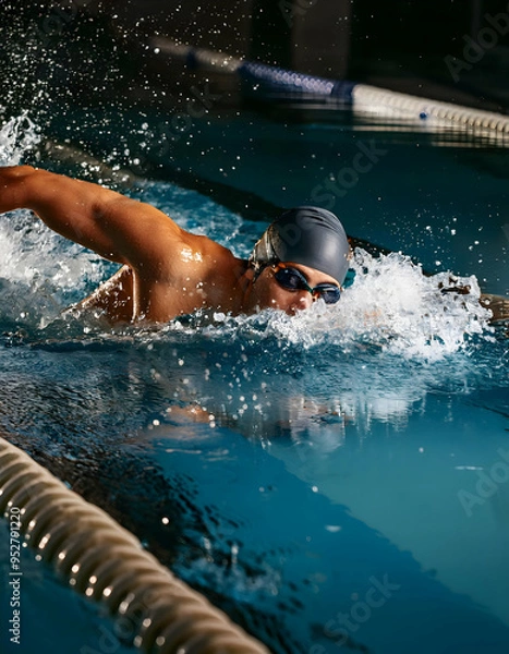 Obraz swimmer in pool
