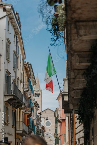 Fototapeta Italy flag
