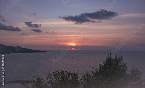 Obraz Positano sunset
