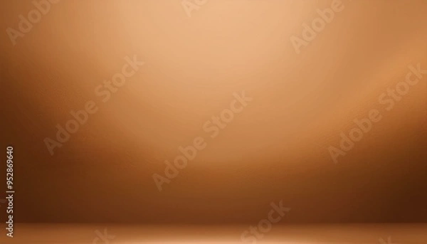 Obraz Abstract brown gradient well used as background for product display.
