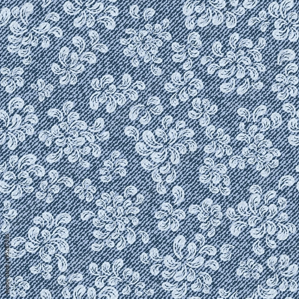 Fototapeta pattern with denim jeans background